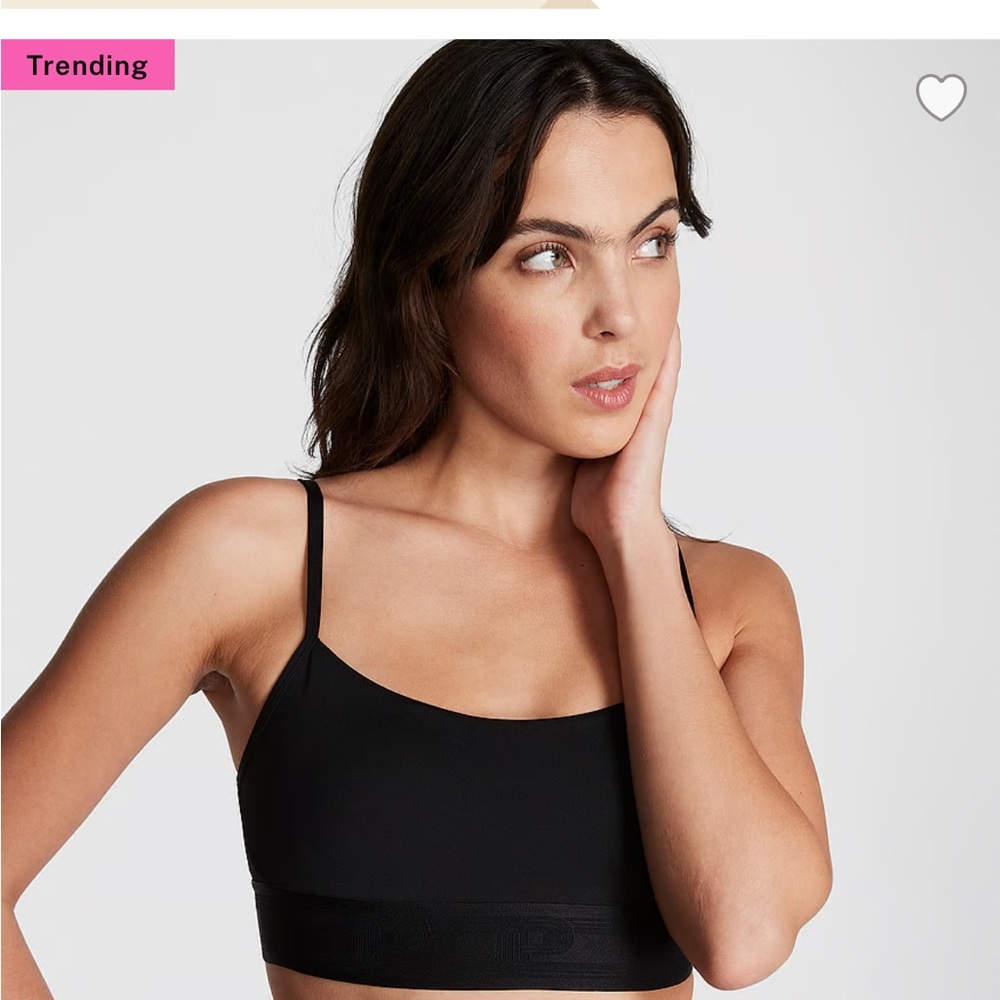 Victoria’s Secret scoopneck sports bra black nwt